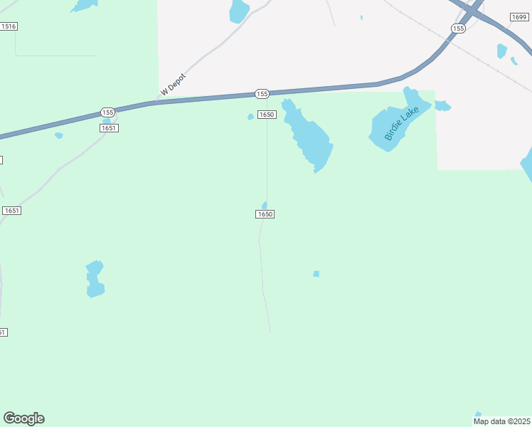 map of restaurants, bars, coffee shops, grocery stores, and more near County Road 1650 in Avinger