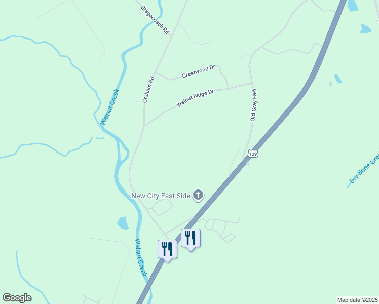 map of restaurants, bars, coffee shops, grocery stores, and more near 2340 Crissey Drive in Macon