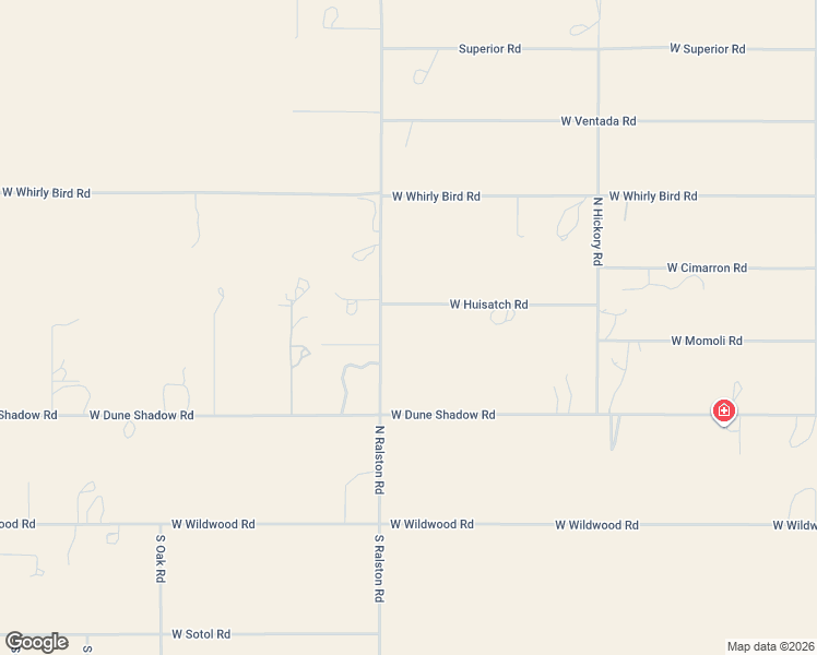 map of restaurants, bars, coffee shops, grocery stores, and more near 50937 West Huisatch Road in Maricopa