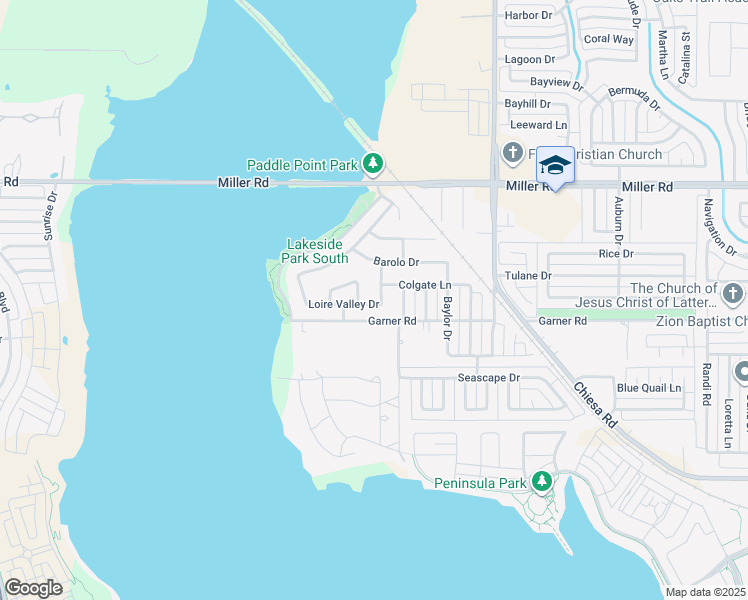 map of restaurants, bars, coffee shops, grocery stores, and more near 2713 Chablis Drive in Rowlett