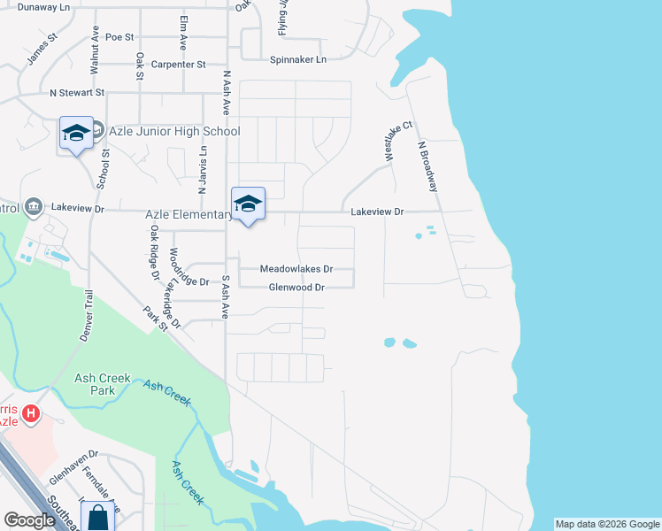 map of restaurants, bars, coffee shops, grocery stores, and more near 1425 Meadowlakes Drive in Azle