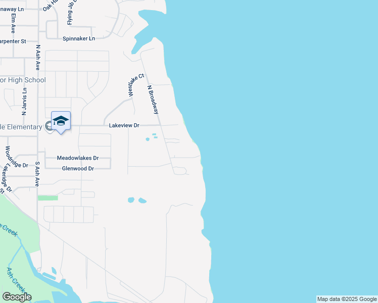map of restaurants, bars, coffee shops, grocery stores, and more near 125 South Broadway Street in Azle