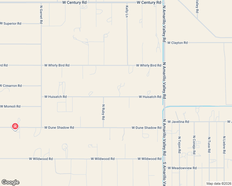 map of restaurants, bars, coffee shops, grocery stores, and more near 48688 West Huisatch Road in Maricopa