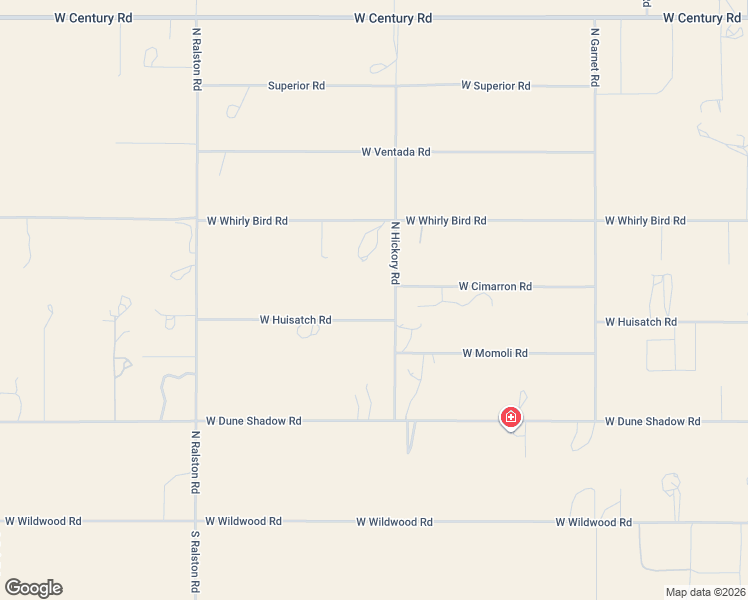 map of restaurants, bars, coffee shops, grocery stores, and more near 50525 West Whirly Bird Road in Maricopa