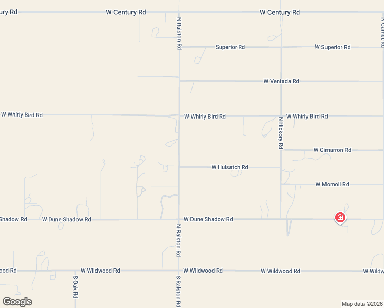 map of restaurants, bars, coffee shops, grocery stores, and more near 50936 West Huisatch Road in Maricopa