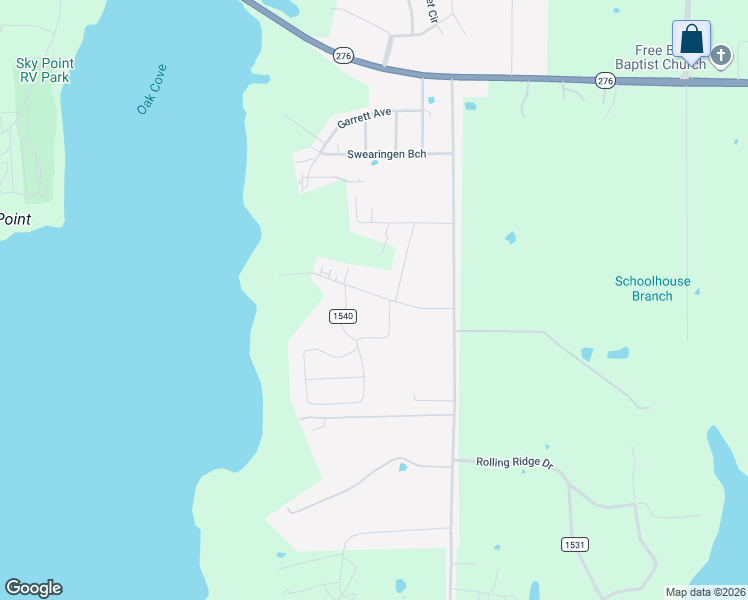 map of restaurants, bars, coffee shops, grocery stores, and more near 219 Mohawk Trail in East Tawakoni