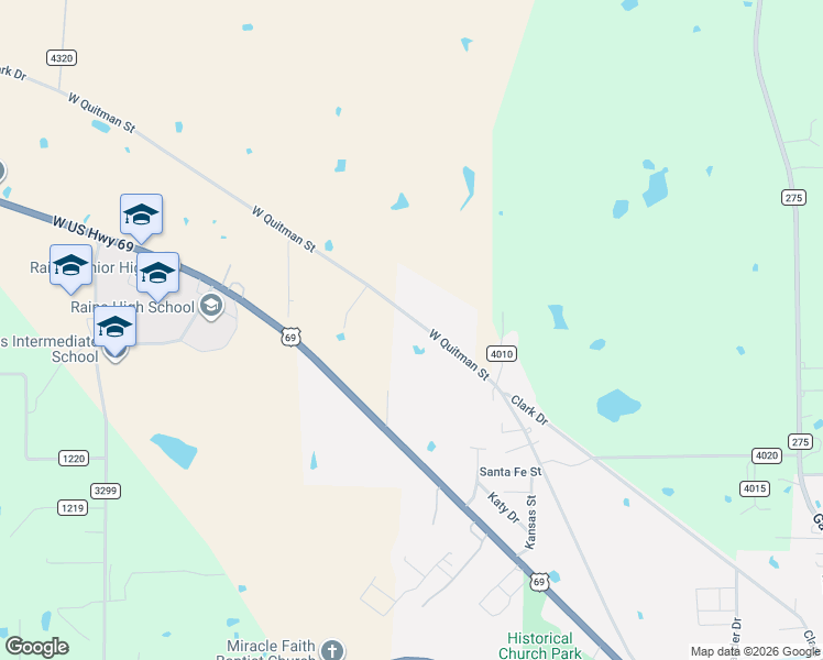 map of restaurants, bars, coffee shops, grocery stores, and more near 1451 West Quitman Street in Emory