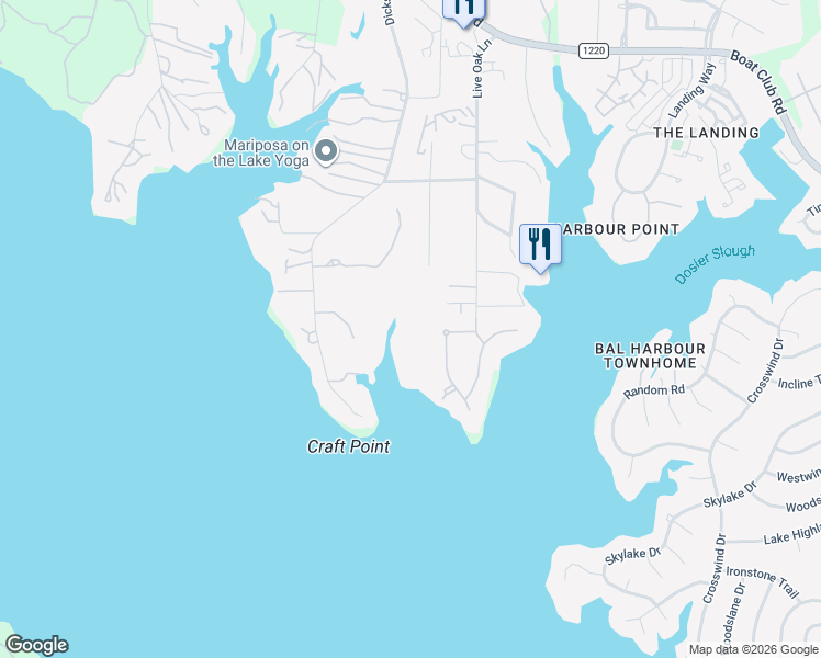 map of restaurants, bars, coffee shops, grocery stores, and more near 4555 Herring Drive in Fort Worth