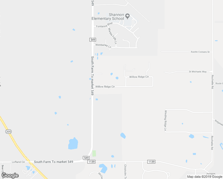 map of restaurants, bars, coffee shops, grocery stores, and more near 273 Willow Ridge Circle in Rockwall