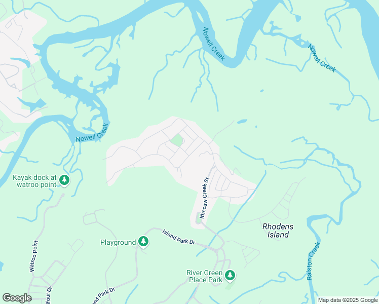 map of restaurants, bars, coffee shops, grocery stores, and more near 126 Brailsford Street in Charleston