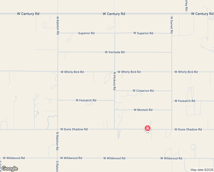 map of restaurants, bars, coffee shops, grocery stores, and more near 50525 West Whirly Bird Road in Maricopa
