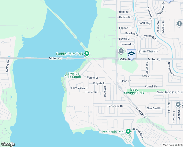 map of restaurants, bars, coffee shops, grocery stores, and more near 6814 Chianti Court in Rowlett