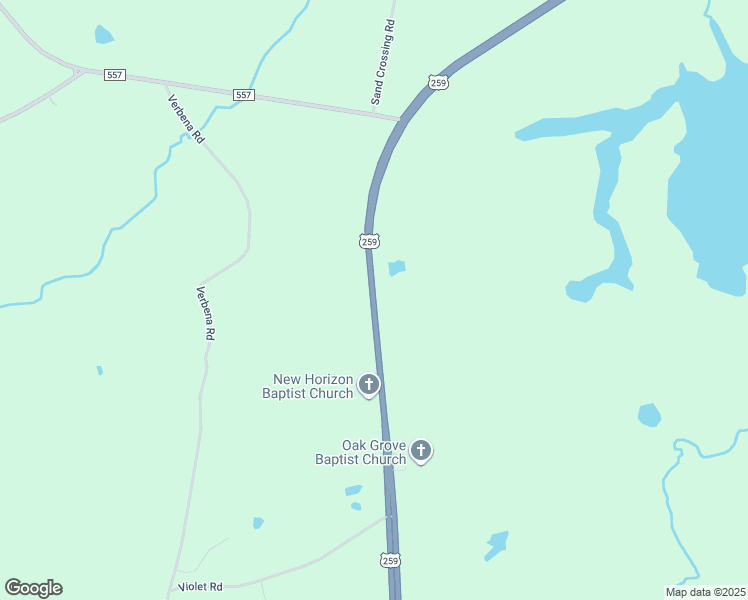 map of restaurants, bars, coffee shops, grocery stores, and more near 12482 U.S. 259 in Ore City