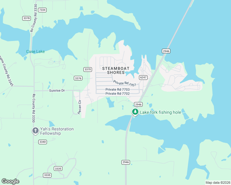 map of restaurants, bars, coffee shops, grocery stores, and more near 349 Private Road 7703 in Emory