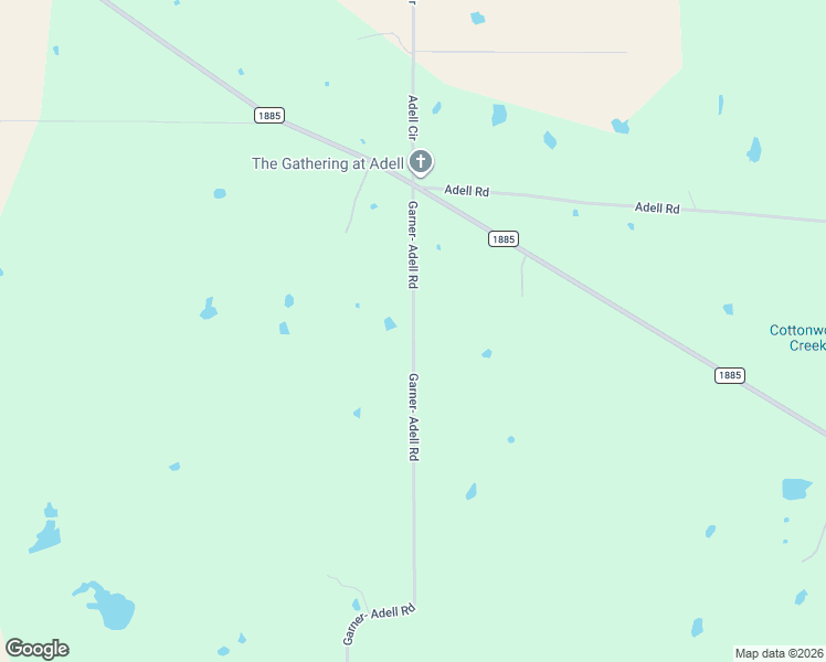 map of restaurants, bars, coffee shops, grocery stores, and more near 5446-5762 Garner Adell Road in Weatherford