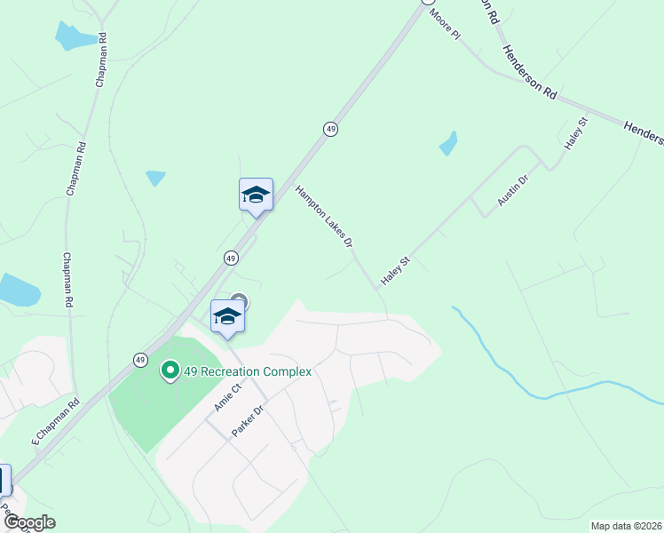 map of restaurants, bars, coffee shops, grocery stores, and more near 613 Kimberly Court in Macon