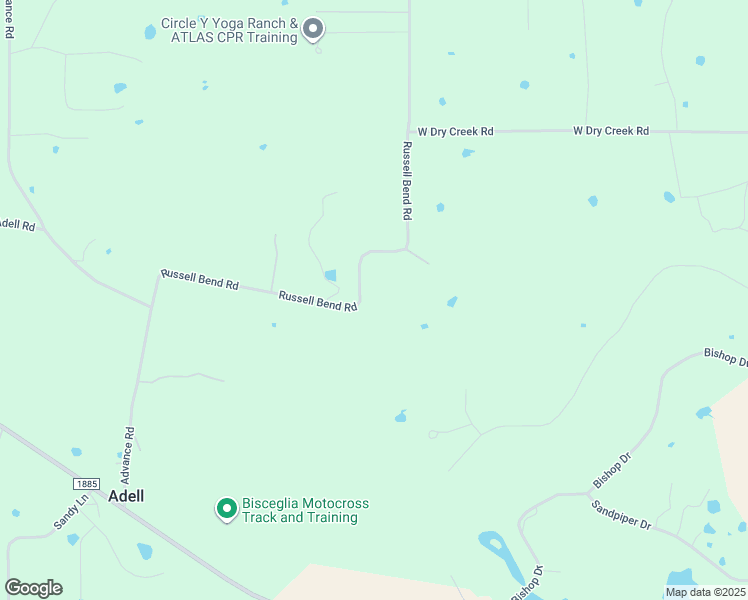 map of restaurants, bars, coffee shops, grocery stores, and more near 600 Russell Bend Road in Weatherford