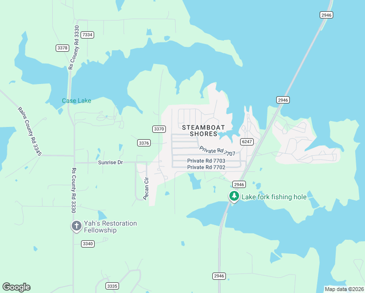 map of restaurants, bars, coffee shops, grocery stores, and more near 195 Private Road 7706 in Emory