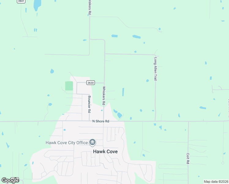 map of restaurants, bars, coffee shops, grocery stores, and more near 9171 Whiskers Road in Quinlan