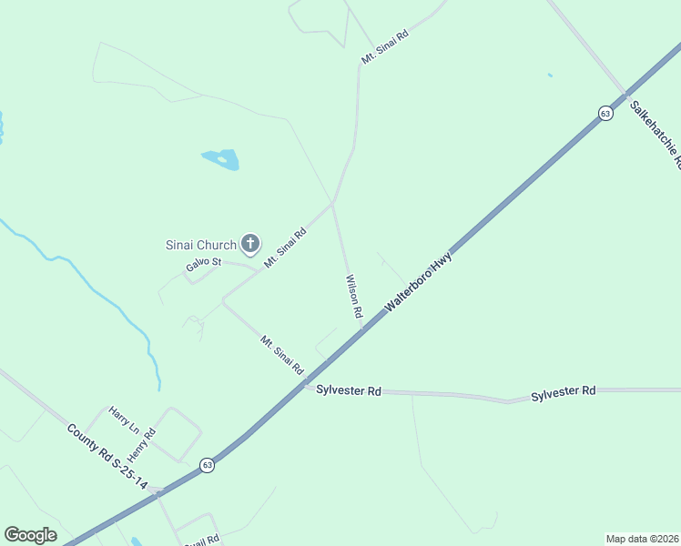 map of restaurants, bars, coffee shops, grocery stores, and more near 143 Wilson Road in Varnville