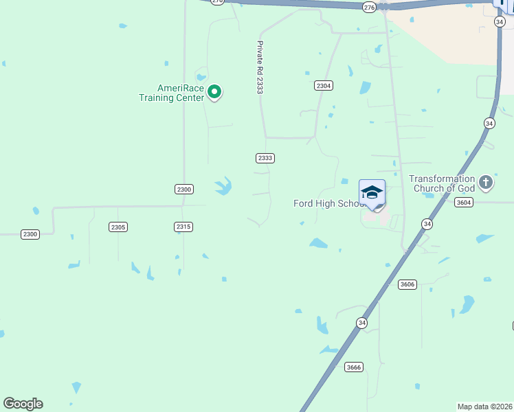 map of restaurants, bars, coffee shops, grocery stores, and more near 10323 Private Road 2333 in Quinlan