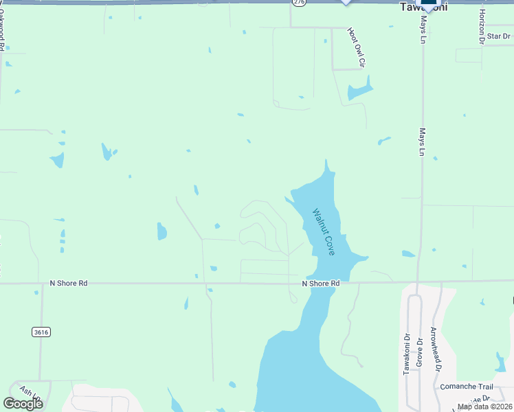map of restaurants, bars, coffee shops, grocery stores, and more near 828 Wood Duck Trce in Quinlan