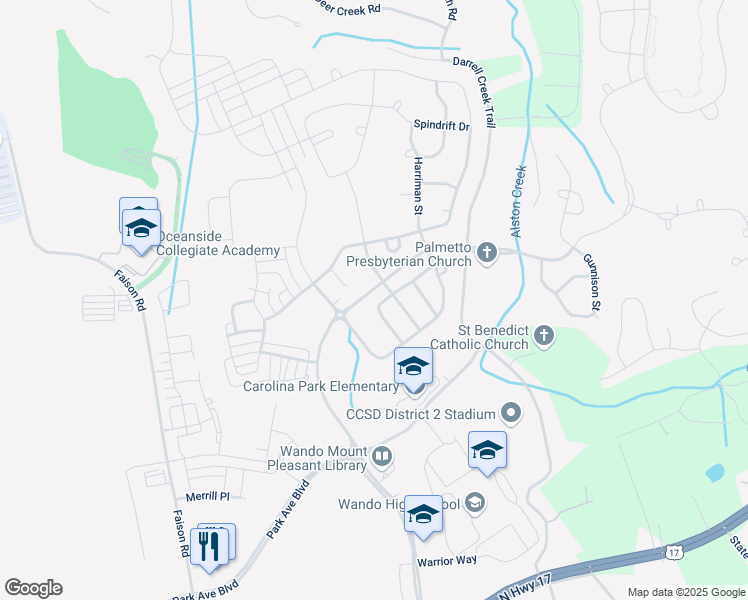 map of restaurants, bars, coffee shops, grocery stores, and more near 1509 Anacostia Avenue in Mount Pleasant