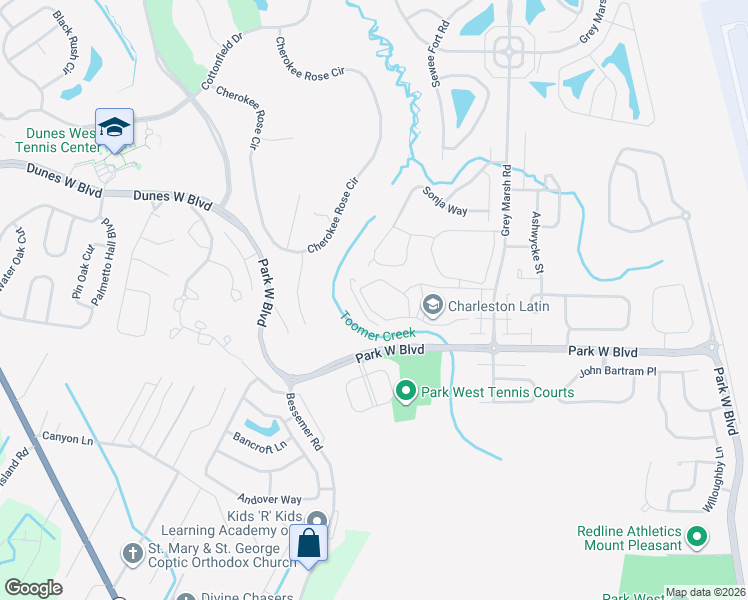 map of restaurants, bars, coffee shops, grocery stores, and more near 1313 Basildon Road in Mount Pleasant