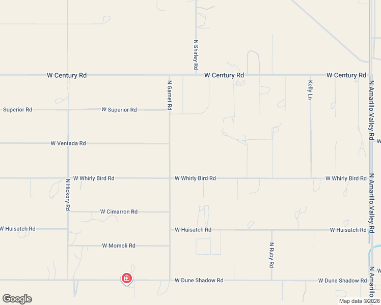 map of restaurants, bars, coffee shops, grocery stores, and more near 1103 North Garnet Road in Maricopa