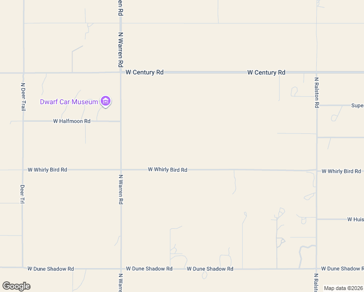 map of restaurants, bars, coffee shops, grocery stores, and more near 8103 North Warren Road in Maricopa