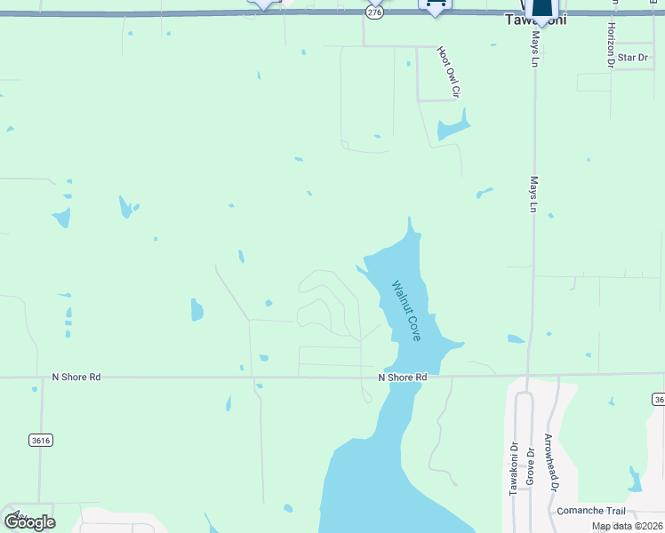 map of restaurants, bars, coffee shops, grocery stores, and more near 828 Wood Duck Trce in Quinlan