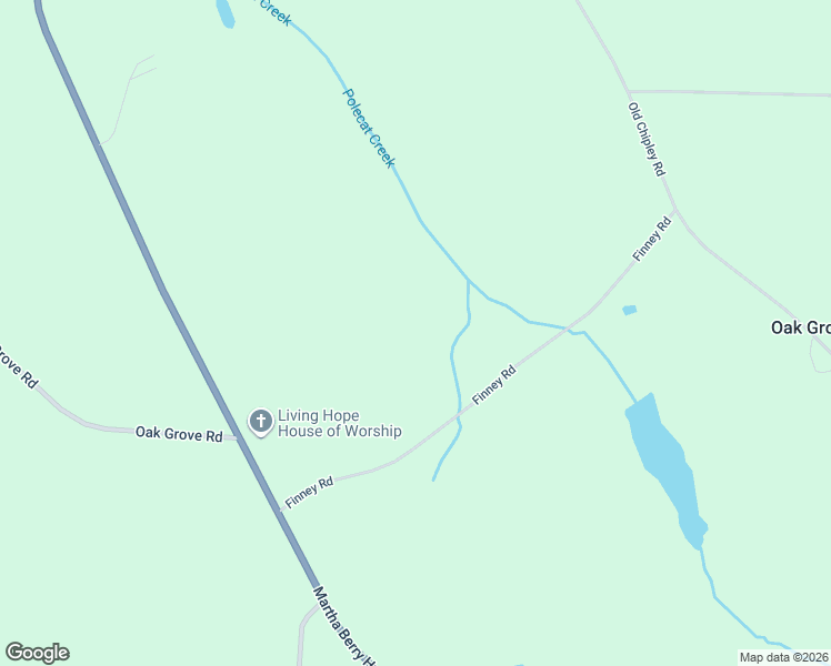 map of restaurants, bars, coffee shops, grocery stores, and more near 347 Finney Road in Pine Mountain