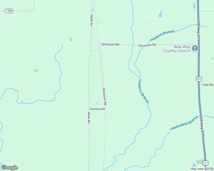 map of restaurants, bars, coffee shops, grocery stores, and more near 1886 Opossum Road in Pittsburg