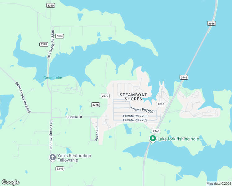 map of restaurants, bars, coffee shops, grocery stores, and more near 117 Private Road 7701 in Emory
