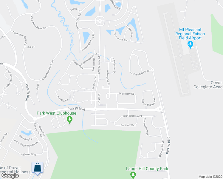 map of restaurants, bars, coffee shops, grocery stores, and more near 3478 Ashwycke Street in Mount Pleasant