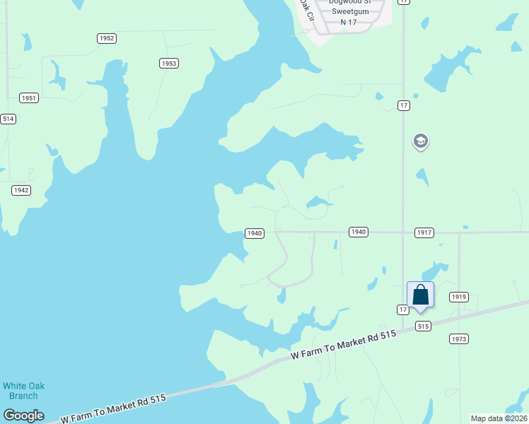 map of restaurants, bars, coffee shops, grocery stores, and more near 151 Private Road 5945 in Yantis