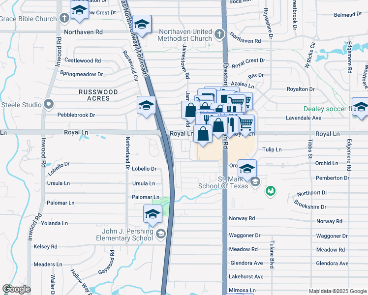 Walk Score Detail Map