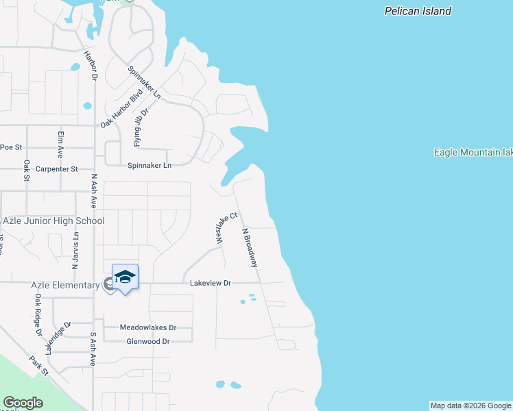 map of restaurants, bars, coffee shops, grocery stores, and more near 216 North Broadway Road in Azle
