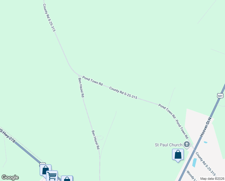 map of restaurants, bars, coffee shops, grocery stores, and more near 859 Pond Town Road in Hampton