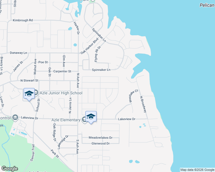 map of restaurants, bars, coffee shops, grocery stores, and more near 1201 Lakeview Drive in Azle