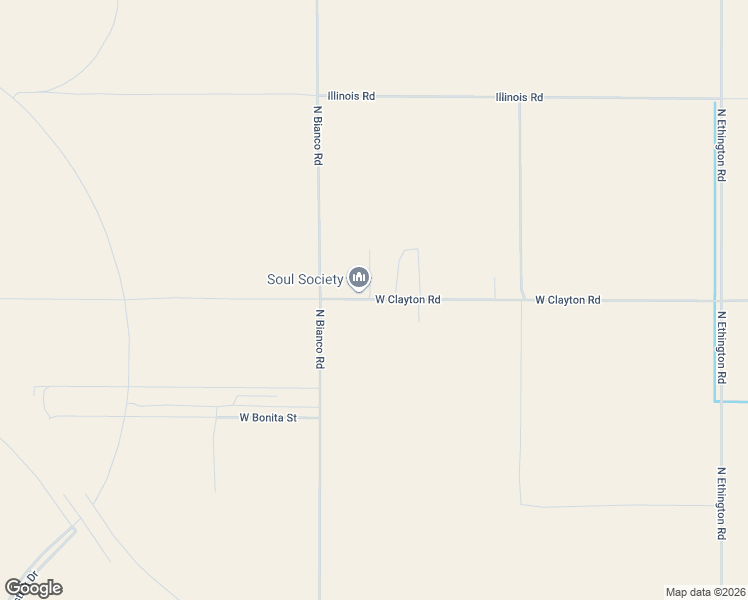 map of restaurants, bars, coffee shops, grocery stores, and more near West Clayton Road in Casa Grande