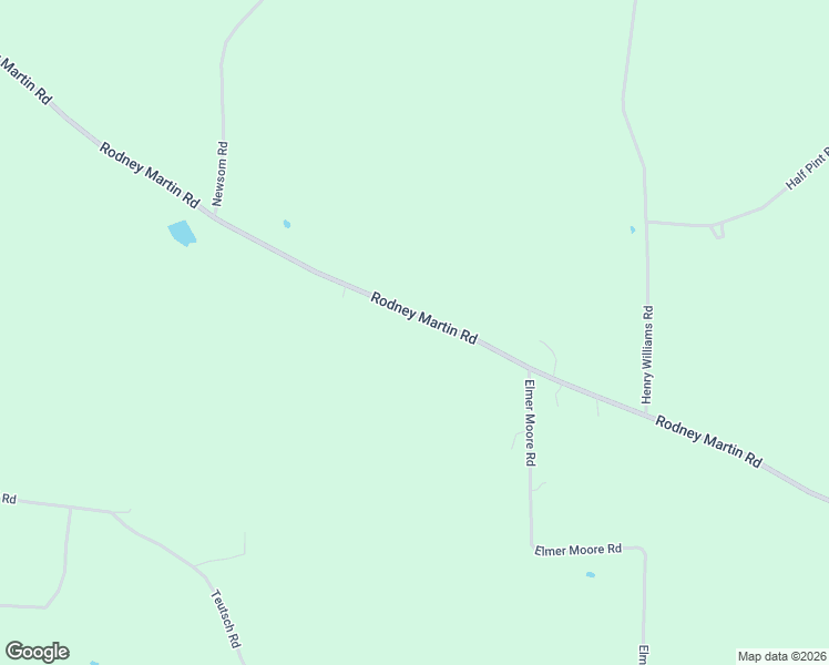 map of restaurants, bars, coffee shops, grocery stores, and more near 2521-2585 Rodney Martin Road in Shongaloo