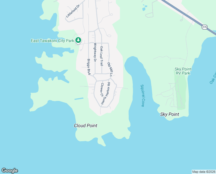 map of restaurants, bars, coffee shops, grocery stores, and more near 200 Harris Harbor in East Tawakoni