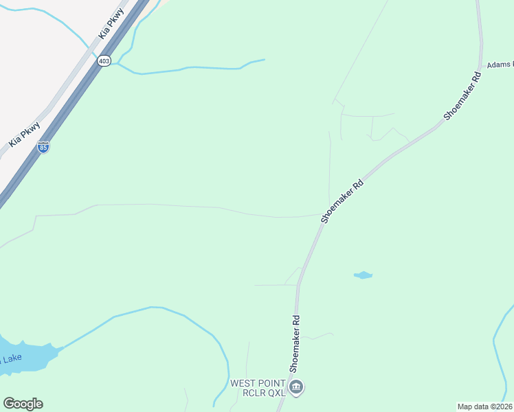 map of restaurants, bars, coffee shops, grocery stores, and more near 124 Lower Lovelace Road in West Point