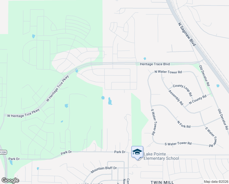 map of restaurants, bars, coffee shops, grocery stores, and more near 8516 North Water Tower Road in Saginaw