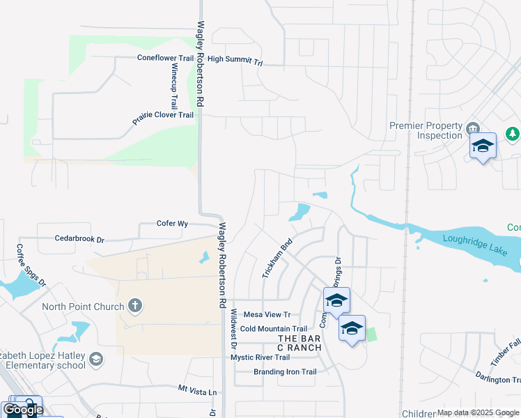 map of restaurants, bars, coffee shops, grocery stores, and more near 8474 Wagley Robertson Road in Fort Worth