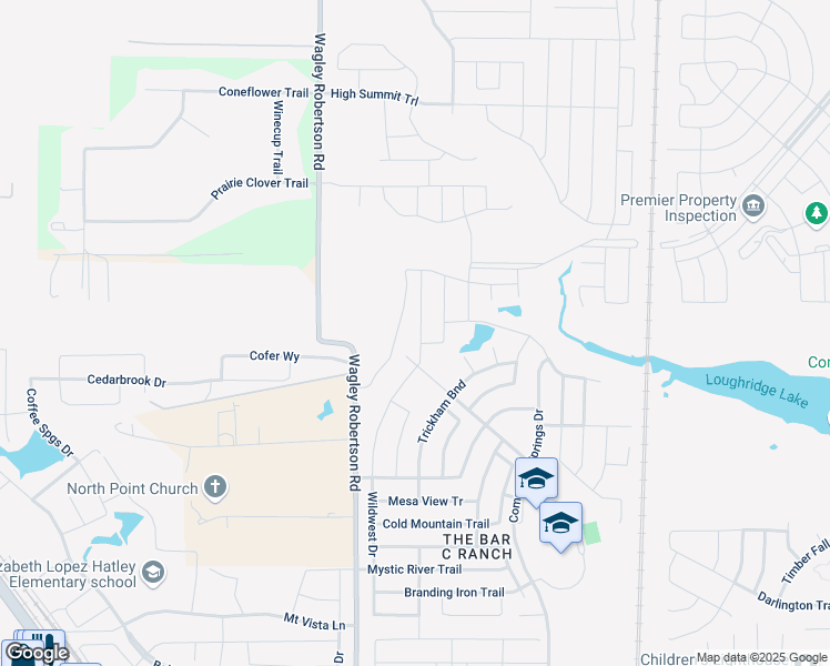 map of restaurants, bars, coffee shops, grocery stores, and more near 8474 Wagley Robertson Road in Fort Worth