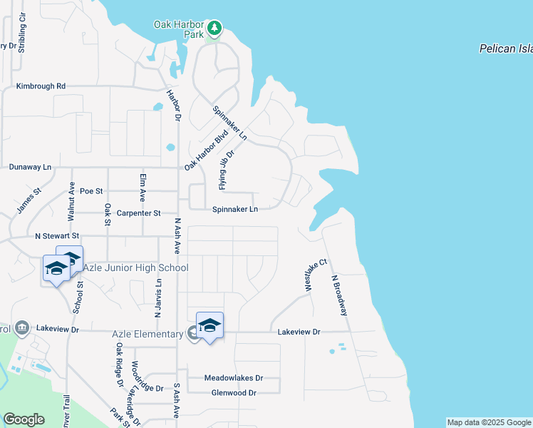 map of restaurants, bars, coffee shops, grocery stores, and more near 1440 Spinnaker Lane in Azle