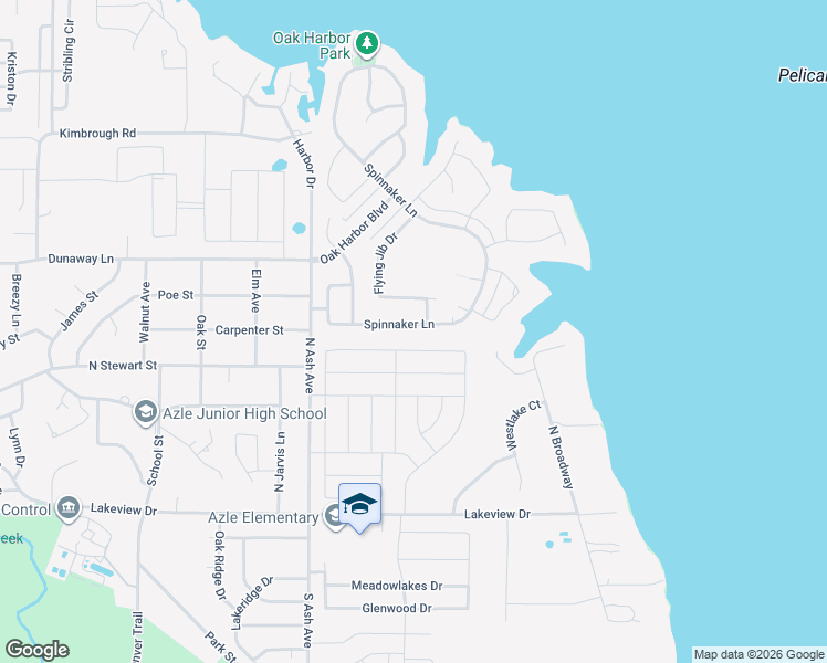 map of restaurants, bars, coffee shops, grocery stores, and more near 1400 Spinnaker Lane in Azle
