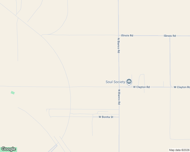 map of restaurants, bars, coffee shops, grocery stores, and more near West Clayton Road in Casa Grande